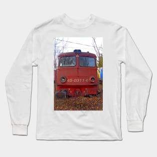 Disused loco, Romania Long Sleeve T-Shirt